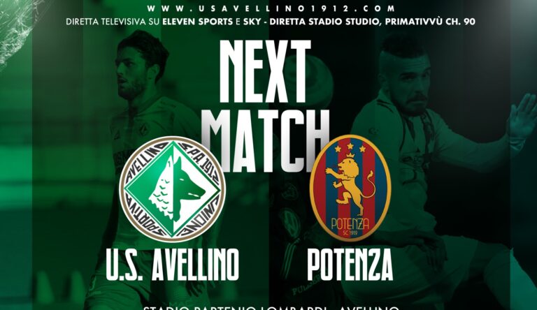 Avellino – Potenza, al via oggi dalle 15 la prevendita
