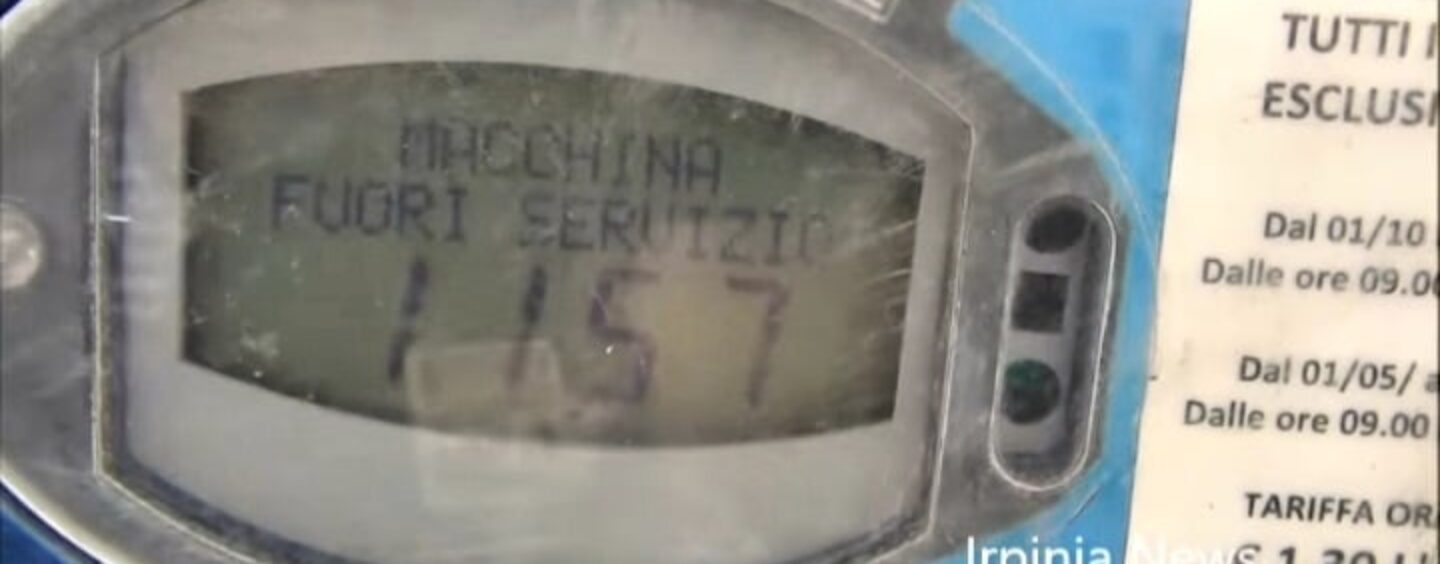 Avellino: parcometri fuori servizio, multe “illegittime” e automobilisti infuriati/VIDEO