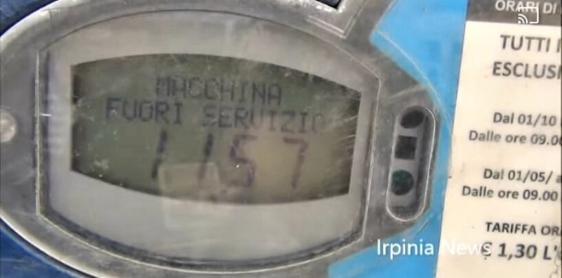 Avellino: parcometri fuori servizio, multe “illegittime” e automobilisti infuriati/VIDEO