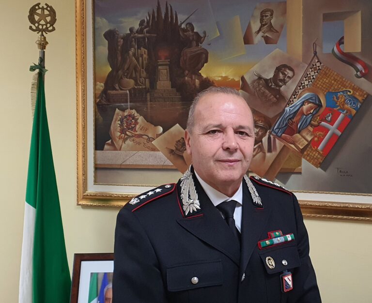 Pietro Caprio, Comandante del Reparto Operativo del Comando Provinciale dei Carabinieri di Avellino, è stato promosso a Colonnello