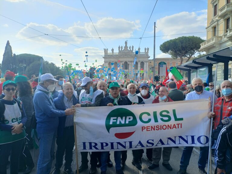 Manifestazione Cgil: presente anche una rappresentanza di Avellino e Benevento