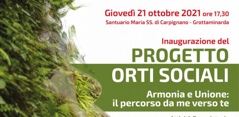 A Grottaminarda l’inaugurazione degli orti sociali di Liberi per Liberare