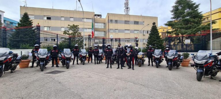 Carabinieri, a Benevento corso di specializzazione per motociclisti