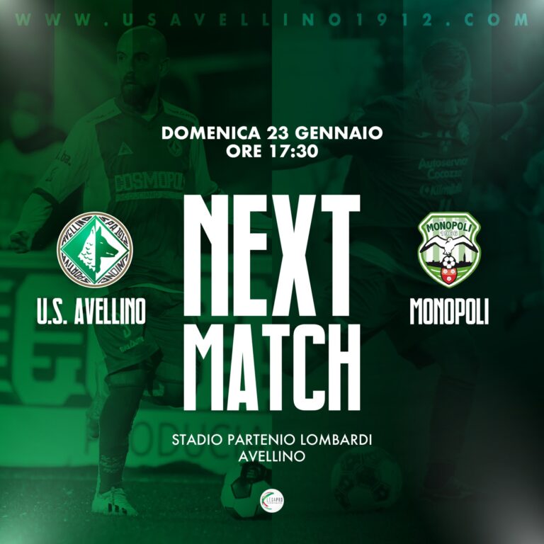 Avellino-Monopoli, da domani via alla prevendita