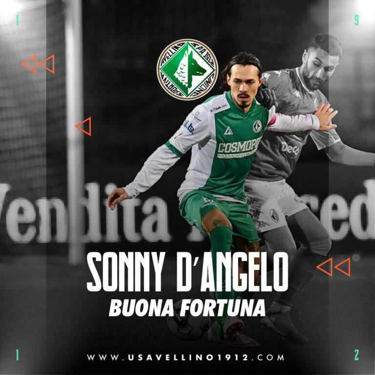 Avellino, Sonny D’Angelo ceduto all’ A.C. Reggiana 1919