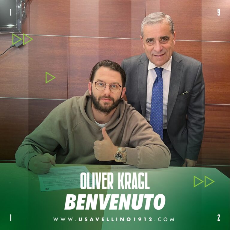 Avellino, colpo a centrocampo: ingaggiato lo svincolato Oliver Kragl