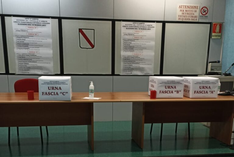 Ato rifiuti Avellino, al voto per il rinnovo del consiglio d’ambito