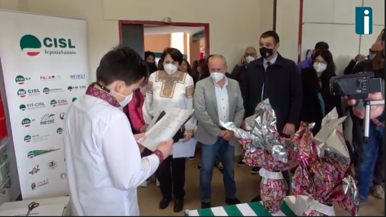 VIDEO/ Cisl, Pasqua all’insegna della solidarietà: uova di cioccolato per i bimbi ucraini