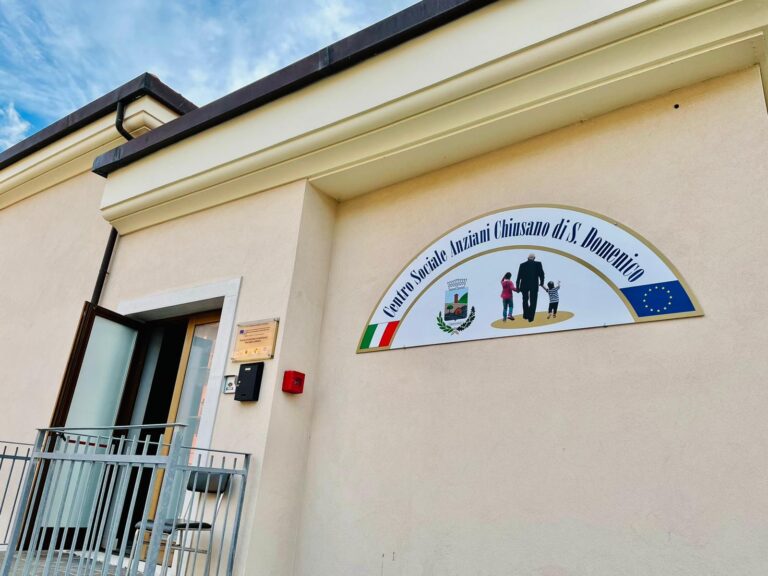 Domenica delle Palme inaugura il centro anziani a Chiusano San Domenico