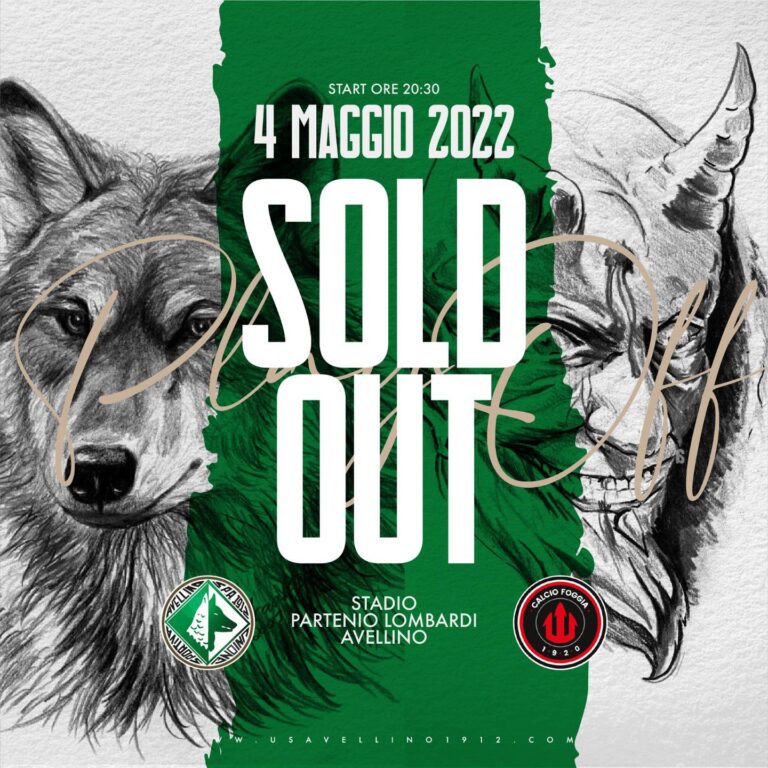 Quando il lupo chiama il branco risponde: “Partenio” sold-out per Avellino-Foggia