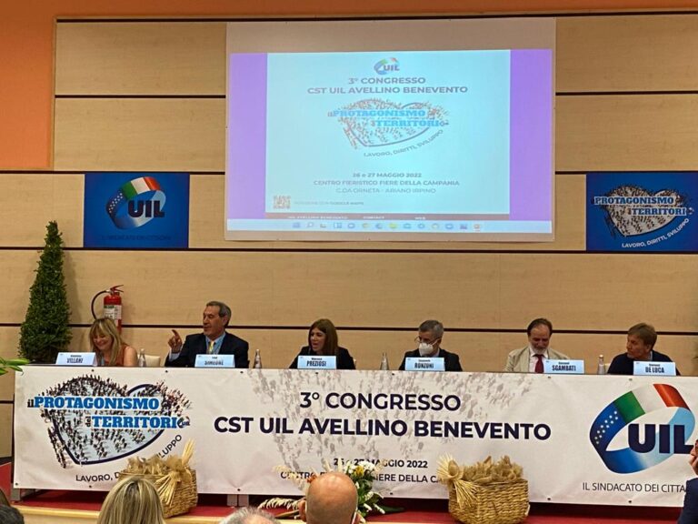VIDEO/ 3° Congresso Uil: ad Ariano confronto tra sindacati, sindaci e imprenditori