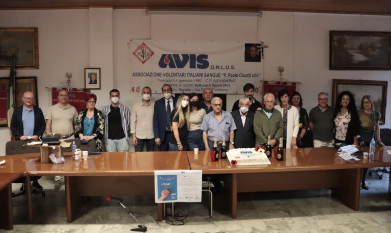 A Volturara Irpina la festa per i 40 anni dell’Avis