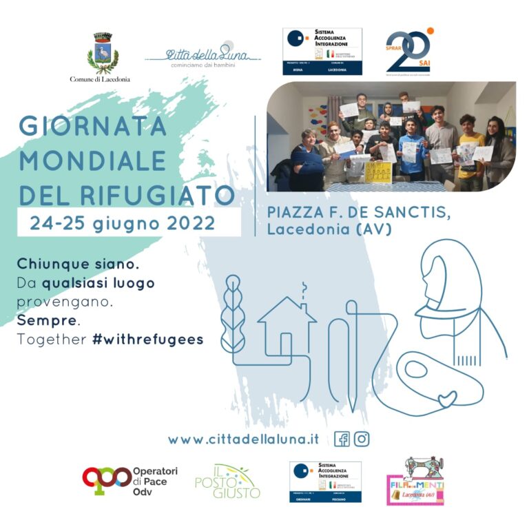 Giornata Mondiale del Rifugiato 2022, la due giorni di eventi a Lacedonia