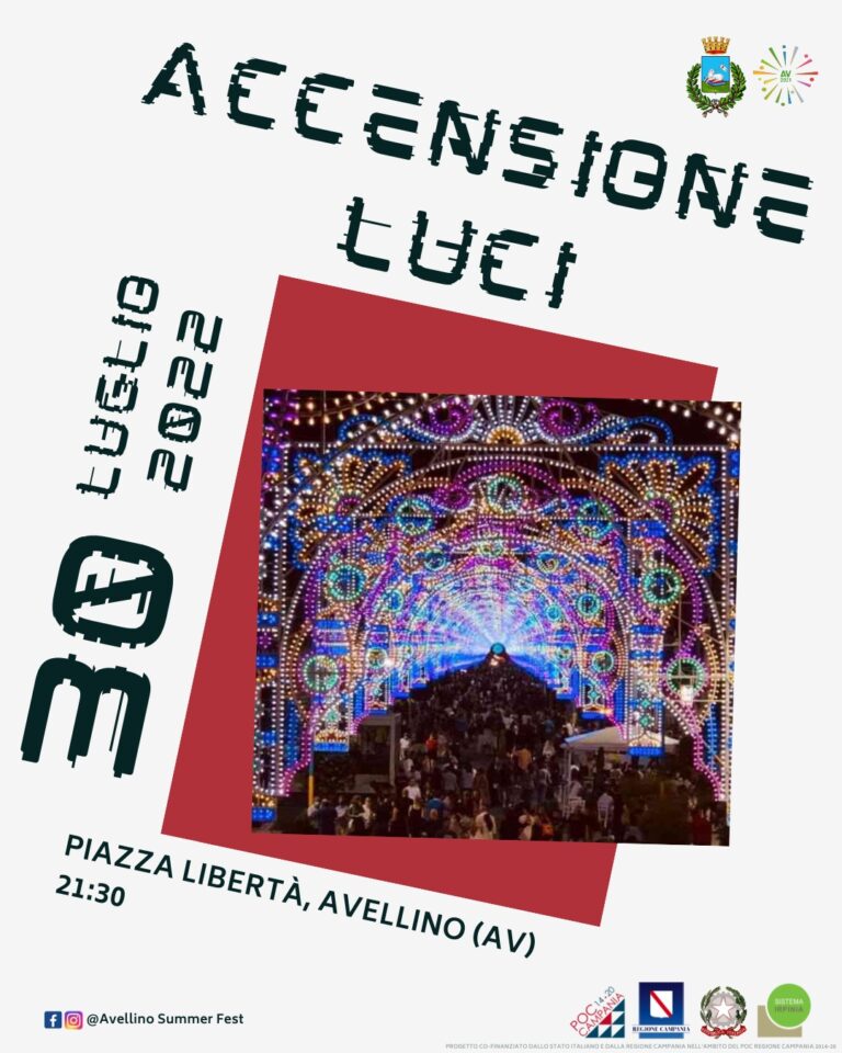 Avellino Summer Fest, stasera si accendono le luci nel centro