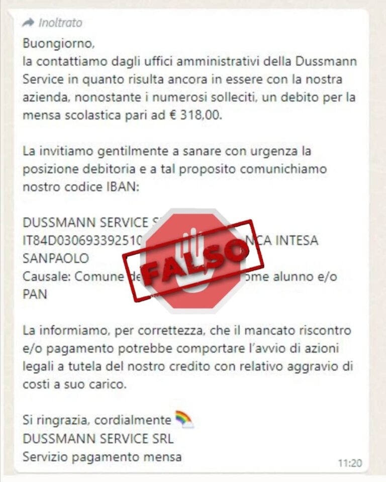 La truffa corre su WhatsApp: occhio a Grottaminarda