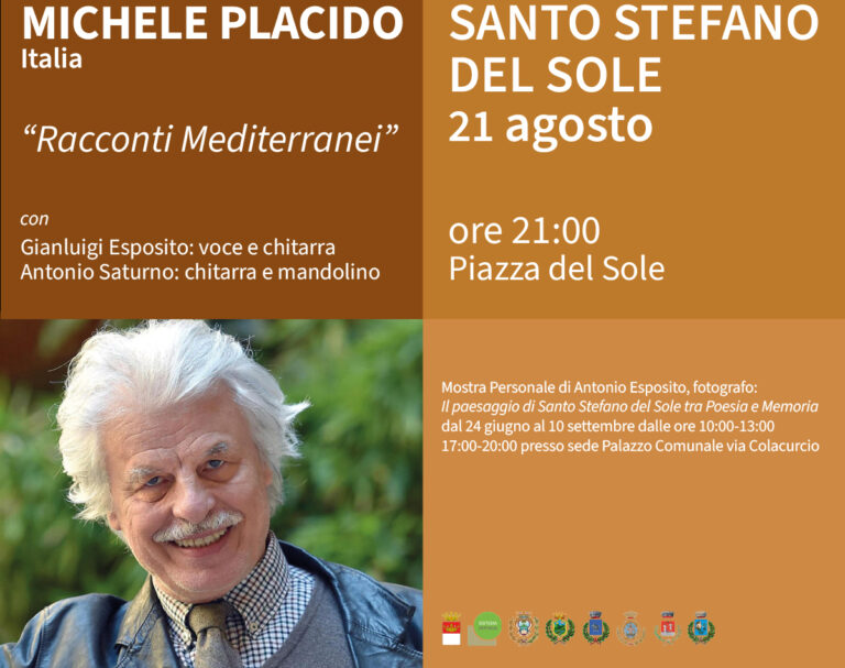 Irpinia Terra di Mezzo, Michele Placido ospite del quarto appuntamento