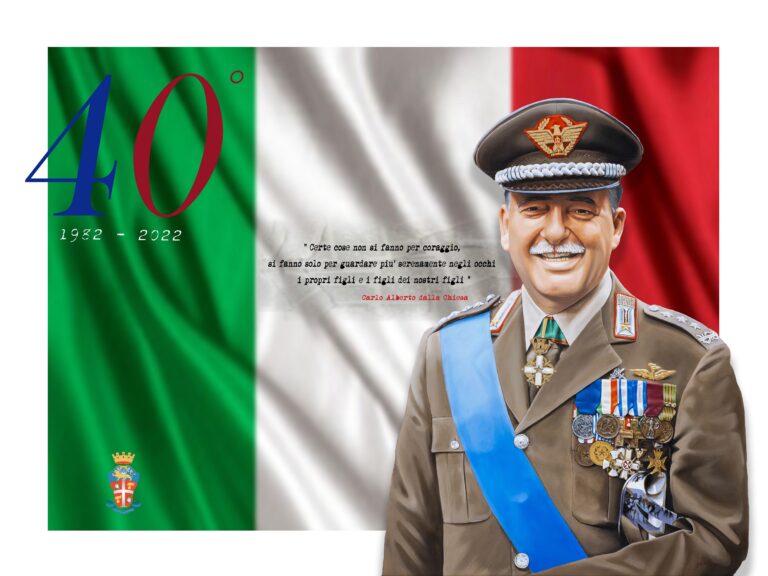 40° anniversario della morte del Generale Dalla Chiesa, l’Arma dei Carabinieri lo ricorda così