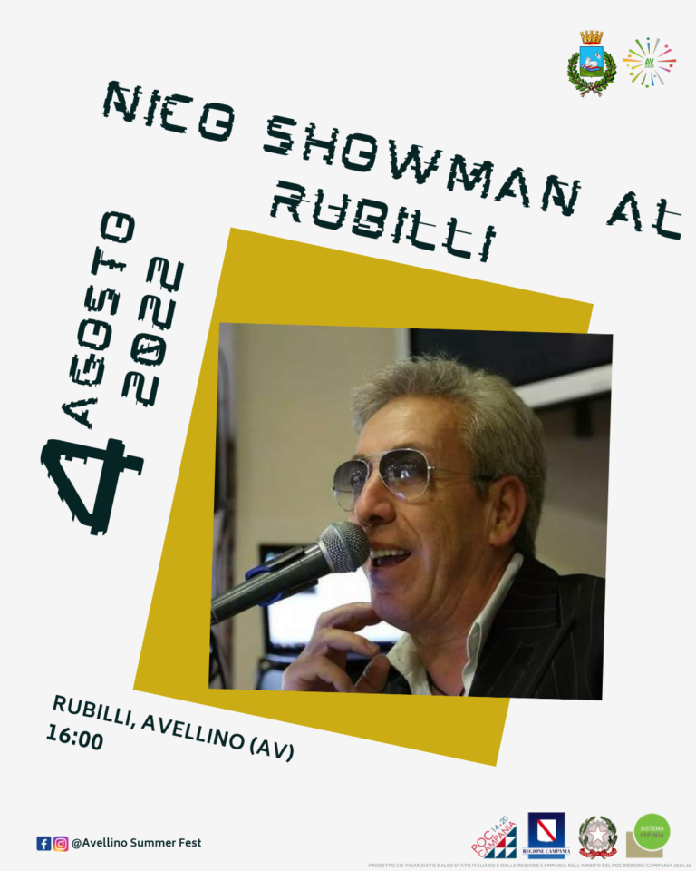 Avellino Summer Fest, Nicoshowman alla casa di riposo Rubilli. In scena anche la mostra di Dorotea Virtuoso