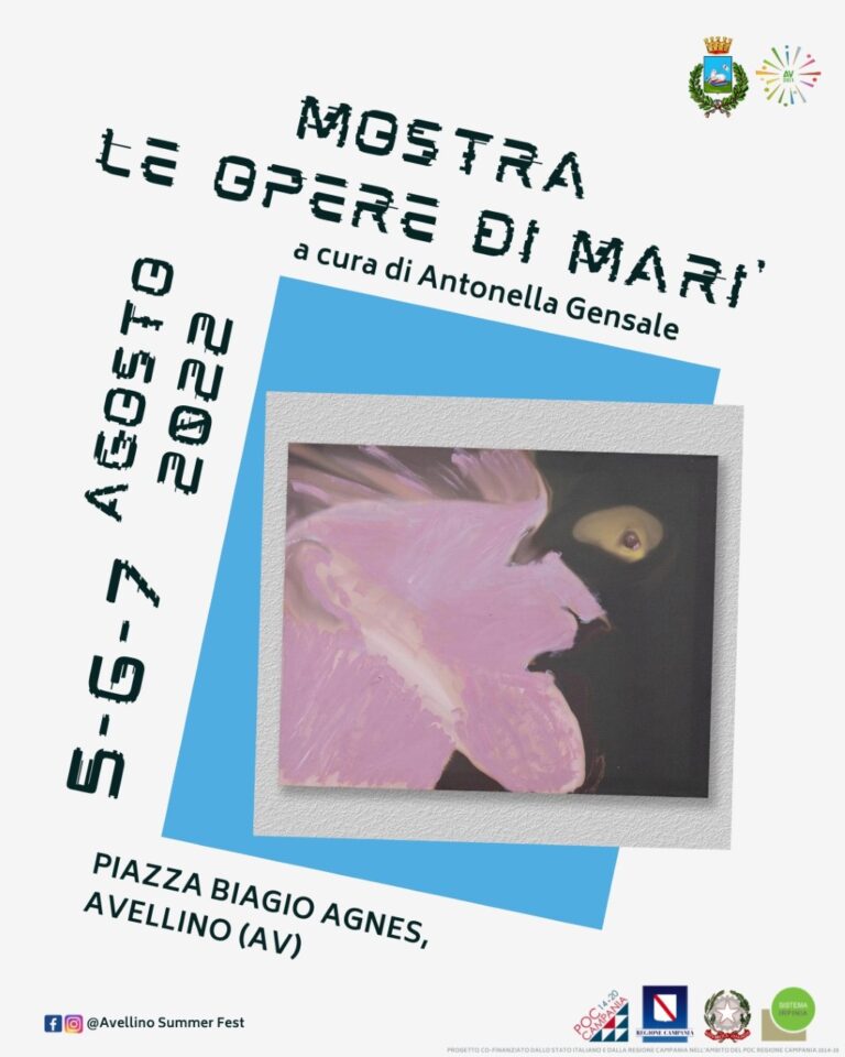 Avellino Summer Fest, le opere di Marì in mostra per il Ferragosto avellinese