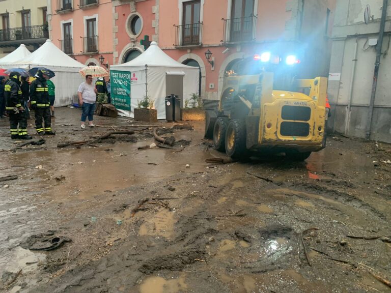 VIDEO/ Monteforte travolta da acqua e fango: “Danni ma nessun ferito”