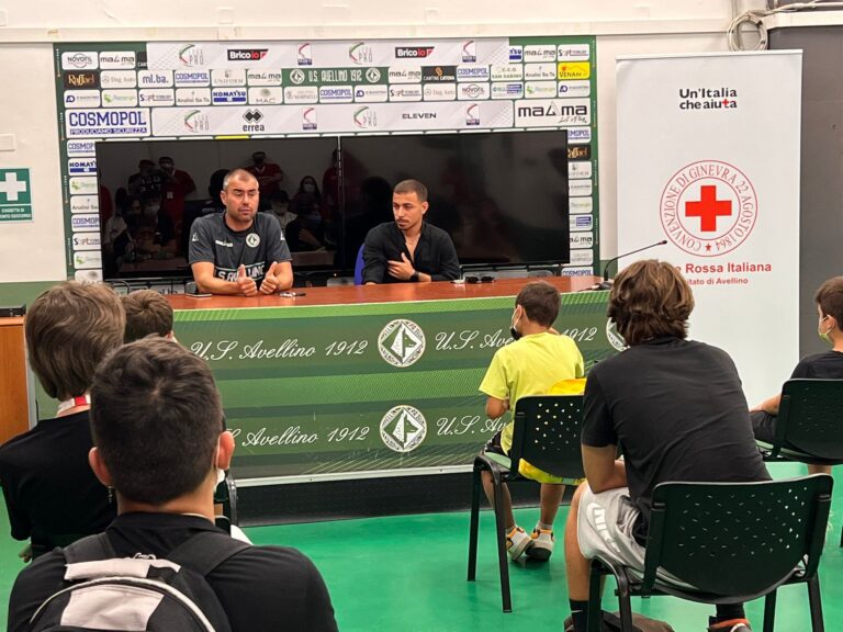 L’Avellino calcio incontra la Croce Rossa di Taurasi