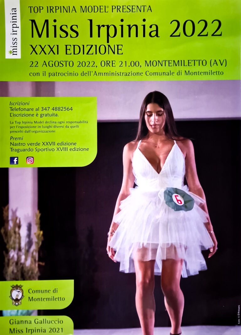A Montemiletto Miss Irpinia 2022