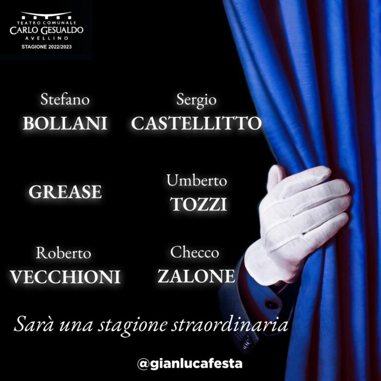 Primi nomi per il Teatro Gesualdo, Festa: “Sarà una stagione straordinaria”