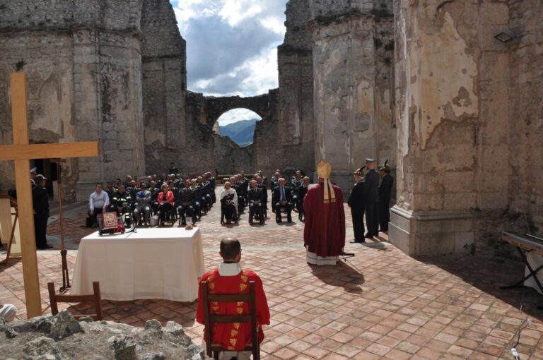 GdF Avellino: la celebrazione di San Matteo, patrono delle fiamme gialle, al Goleto