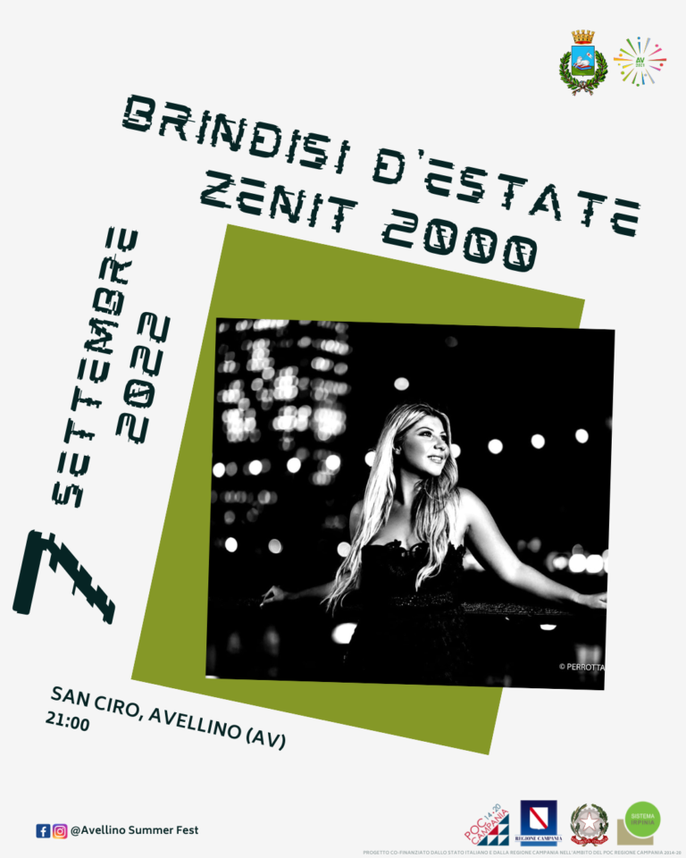 Avellino Summer Fest, questa sera a San Ciro “Brindisi d’estate” con l’associazione Zenit