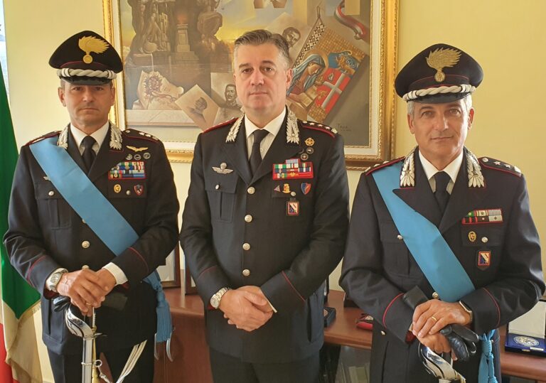Avellino, due nuovi tenenti colonnelli al comando provinciale dei carabinieri
