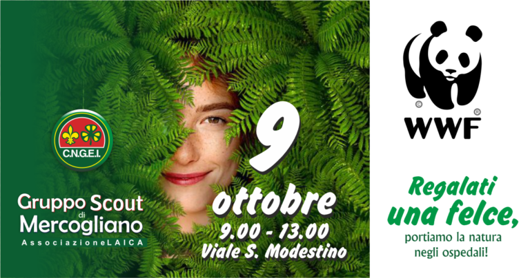 Il gruppo scout di Mercogliano CNGEI con WWF Italia per la VI edizione di “Urban Nature 2022”