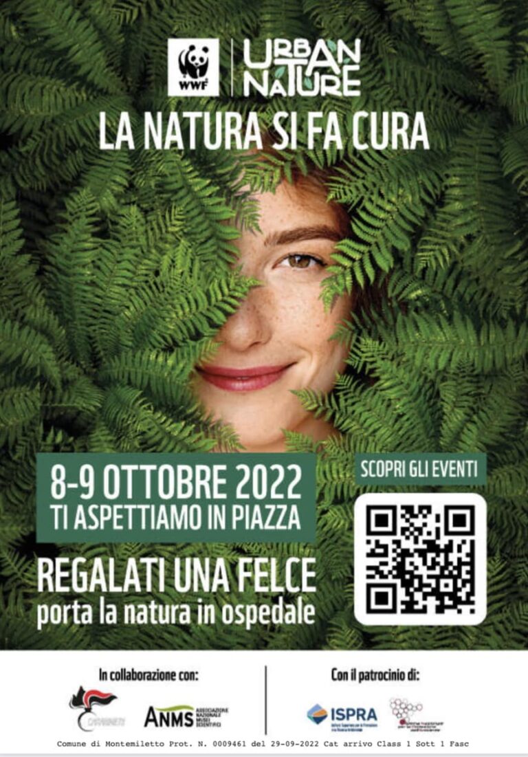 “Urban Nature 2022”, Montemiletto sostiene le sfide di WWF Italia. L’iniziativa l’8 e il 9 ottobre