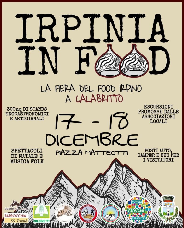 A Calabritto la fiera del food irpino: appuntamento il 17-18 dicembre