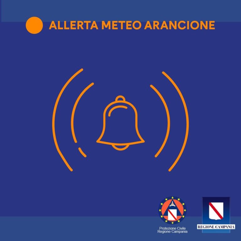 Allerta meteo in Campania: previsto sensibile peggioramento. Da domani mattina livello arancione