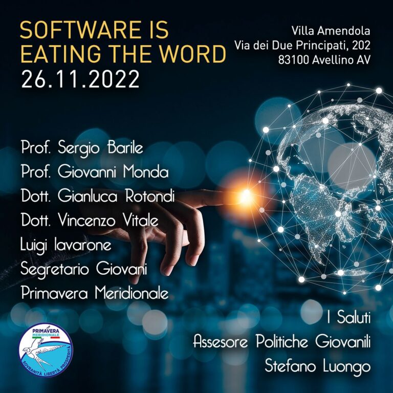 Software is eating the word, a Villa Amendola l’iniziativa di Primavera Meridionale
