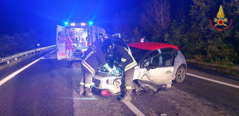 Nusco, brutto incidente sull’Ofantina. Donna in ospedale