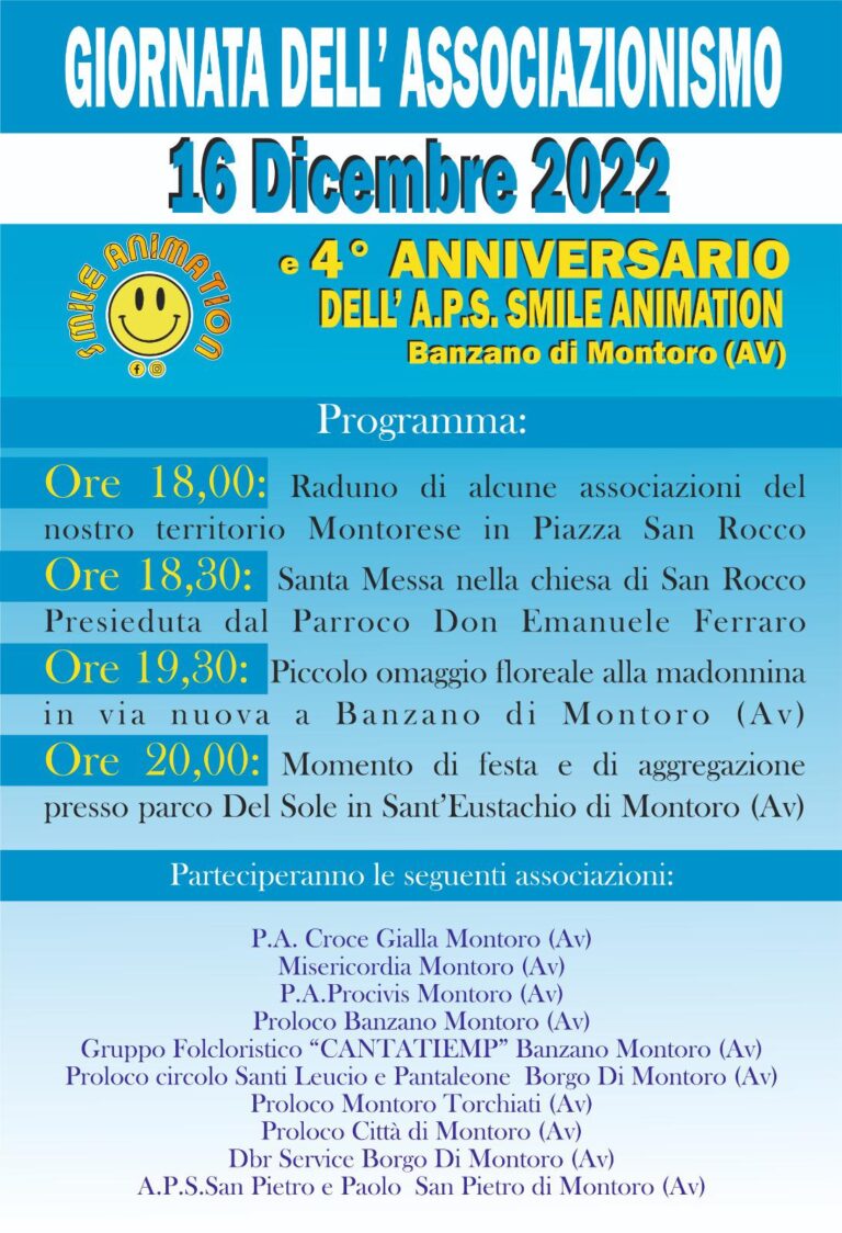 Banzano di Montoro, dopo due anni ritorna la giornata dell’associazionismo