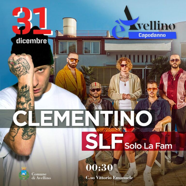 Capodanno col botto ad Avellino, la sorpresa è il live di Clementino