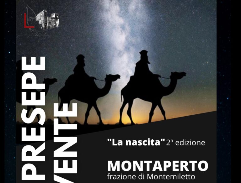 Montemiletto, presepe vivente “La Nascita”: il percorso
