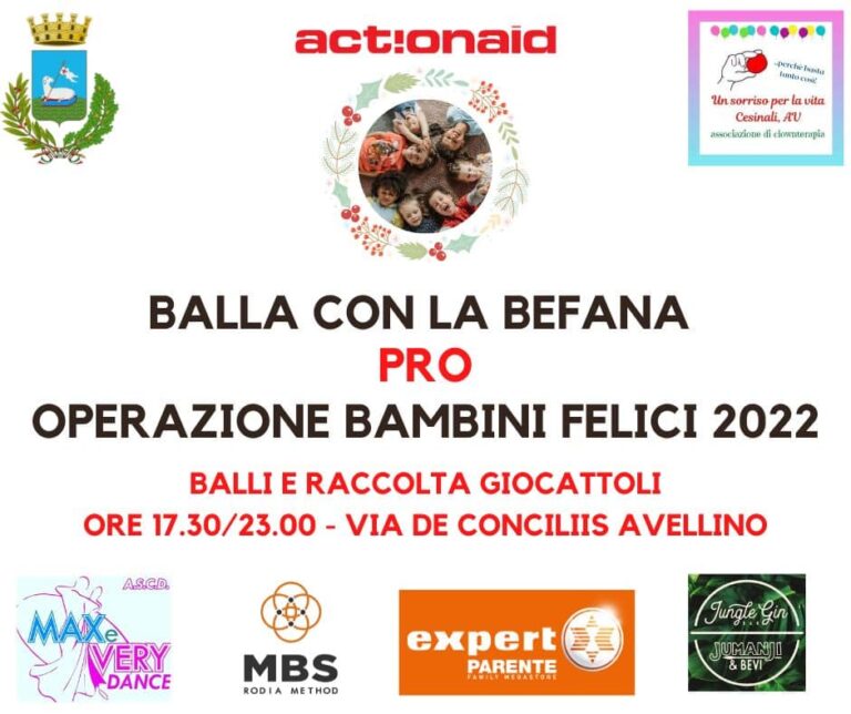 Operazione “bambini felici”, raccolti oltre 300 giocattoli. Domani si “balla con la befana”
