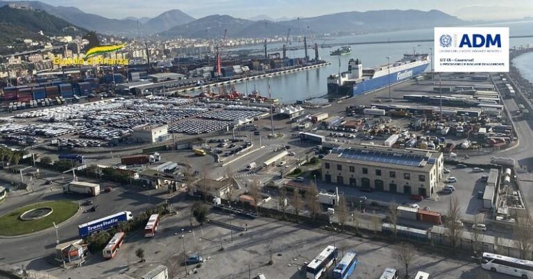 Maxi-sequestro di pellet al porto di Salerno: proveniva dall’Egitto