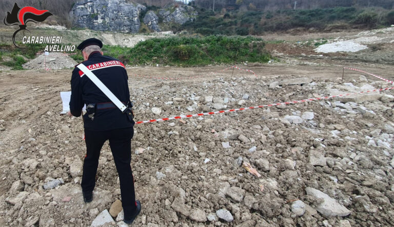 Chianche, gestione illecita di rifiuti: imprenditore denunciato dai Carabinieri