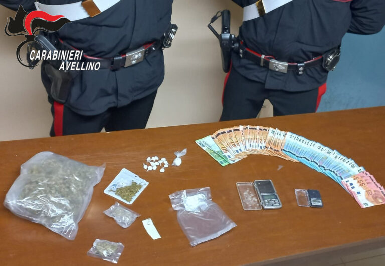 Spaccio, quattro arresti ad Altavilla Irpina dopo controlli e perquisizioni