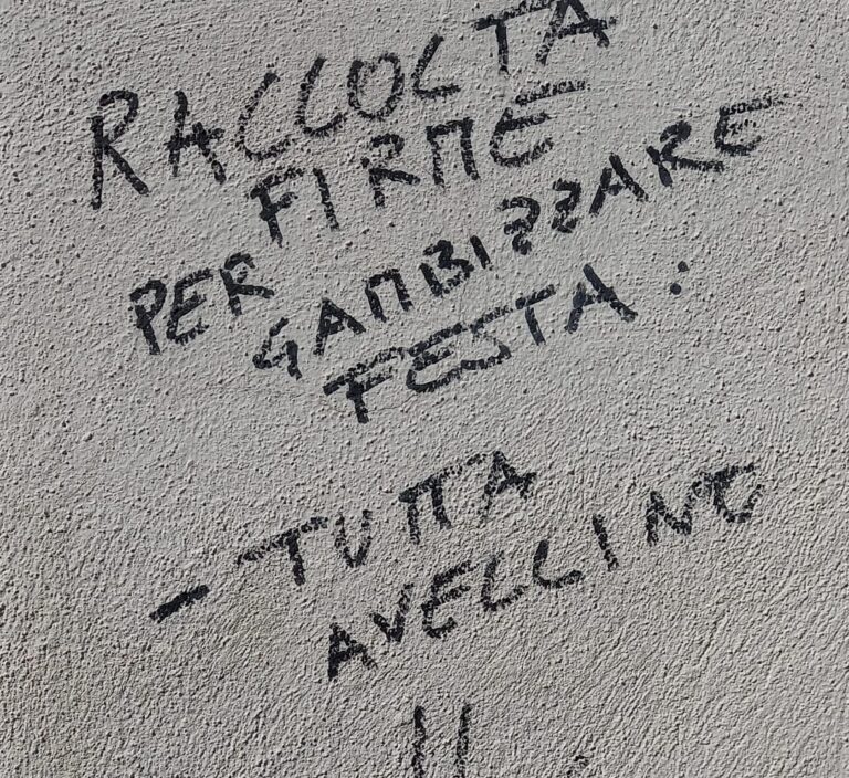 Una raccolta firme per “gambizzare Festa”: uno scherzo o un avvertimento?