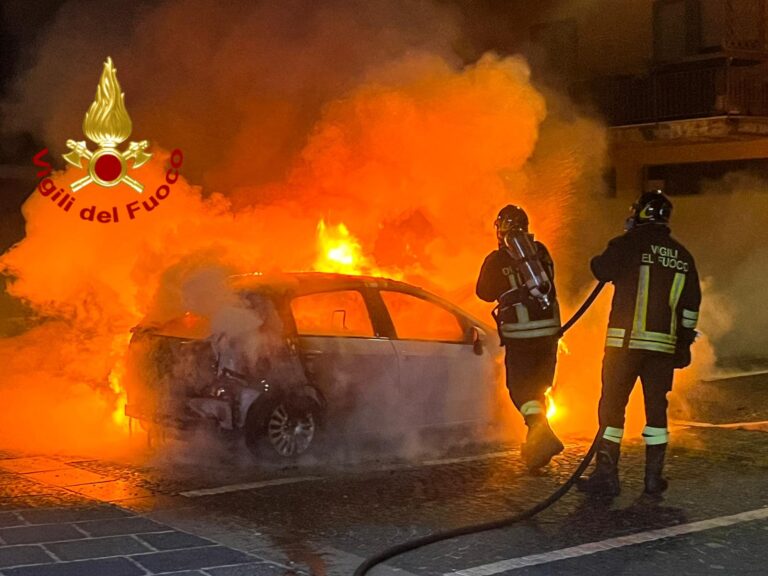 Fiamme nella notte, paura a rione Ferrovia
