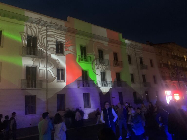 Festa dell’Arma: spettacolare proiezione sull’ex Caserma Litto