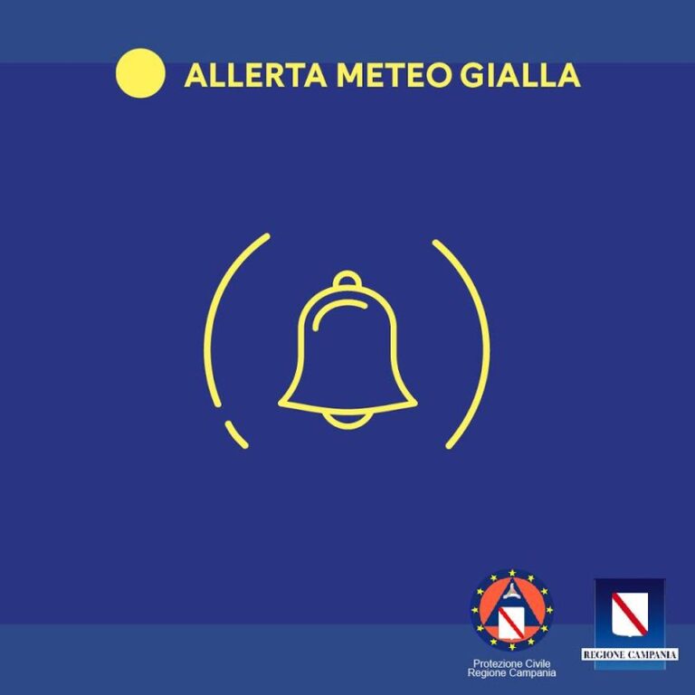 Allerta meteo per venti forti da stasera fino alle 14 di domani