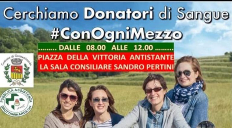 A Grottaminarda torna la giornata di donazione sangue