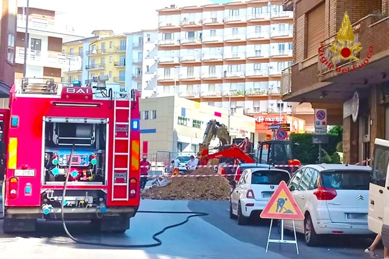 Avellino, fuga di gas in via Tagliamento