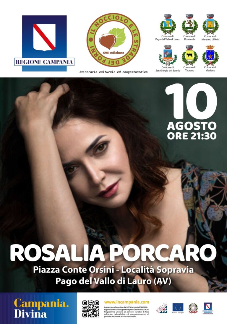 Il Nocciolo e le strade dei Forni, il via a Pago con Rosalia Porcaro e tante risate sotto le stelle